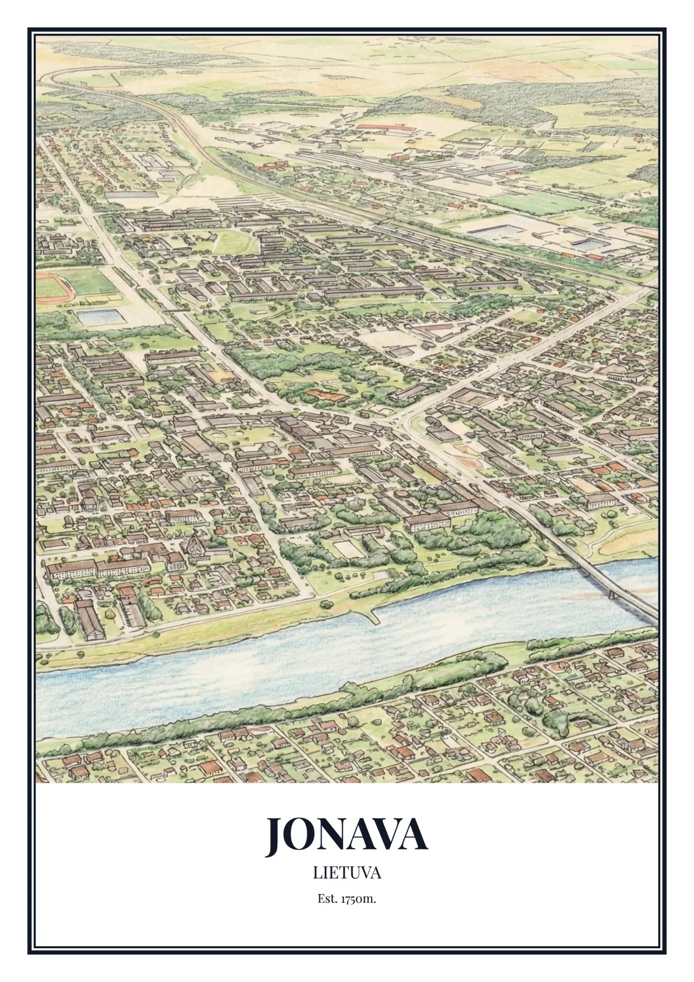 Jonava Town Poster